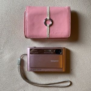 Pink Sony Digital Camera DSC-T20